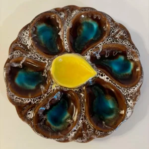 Oester tallerkener Vallauris France - Vintage de limage