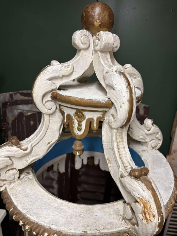 French antique bedcrown - Image 2