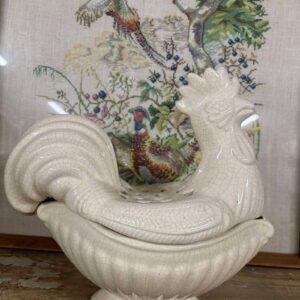 Fransk porcelæn- glas