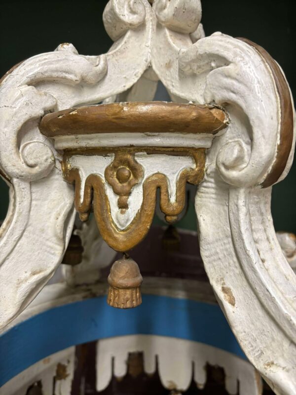 French antique bedcrown - Image 3