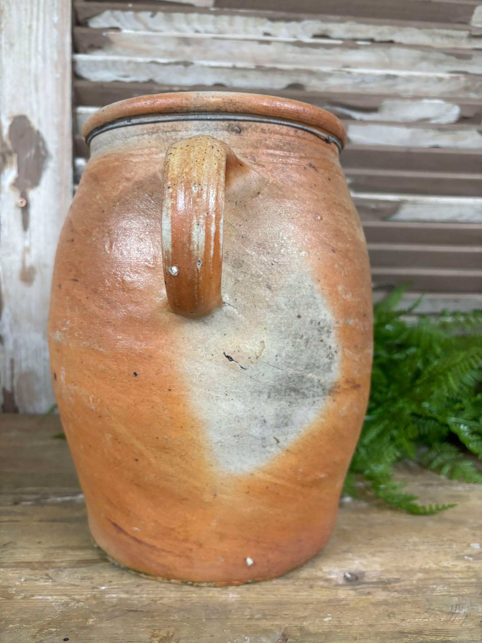 Fransk keramik krukke 014 - Billede 3