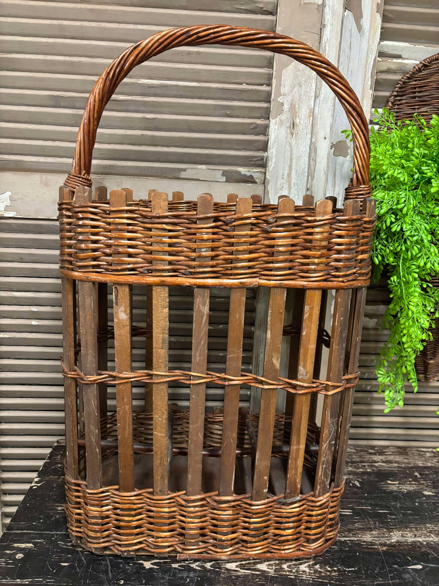 vinholder minibar i kurv VMIK1 - Billede 3