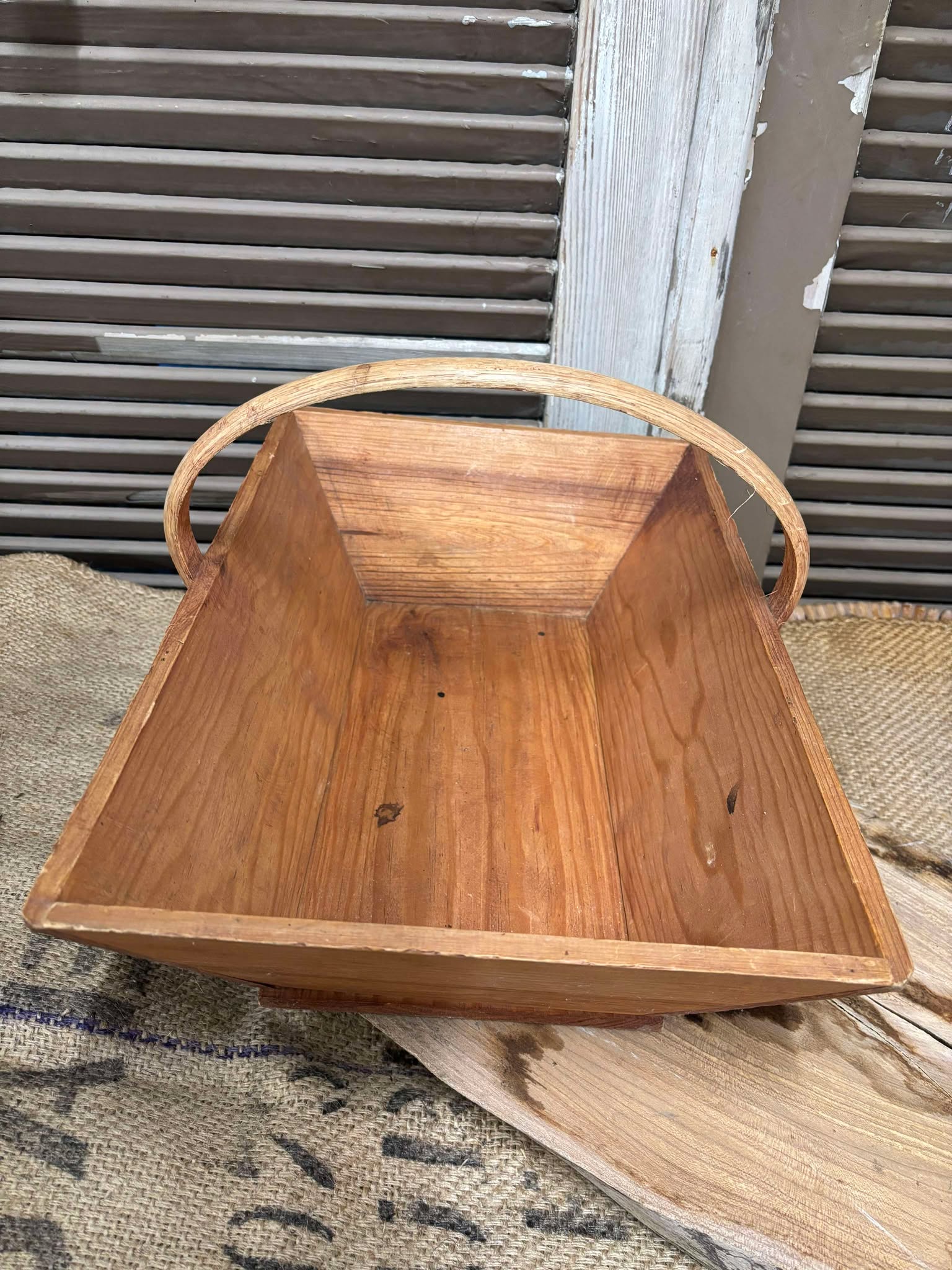 Fransk træ kurv TRÆK3 - Billede 2