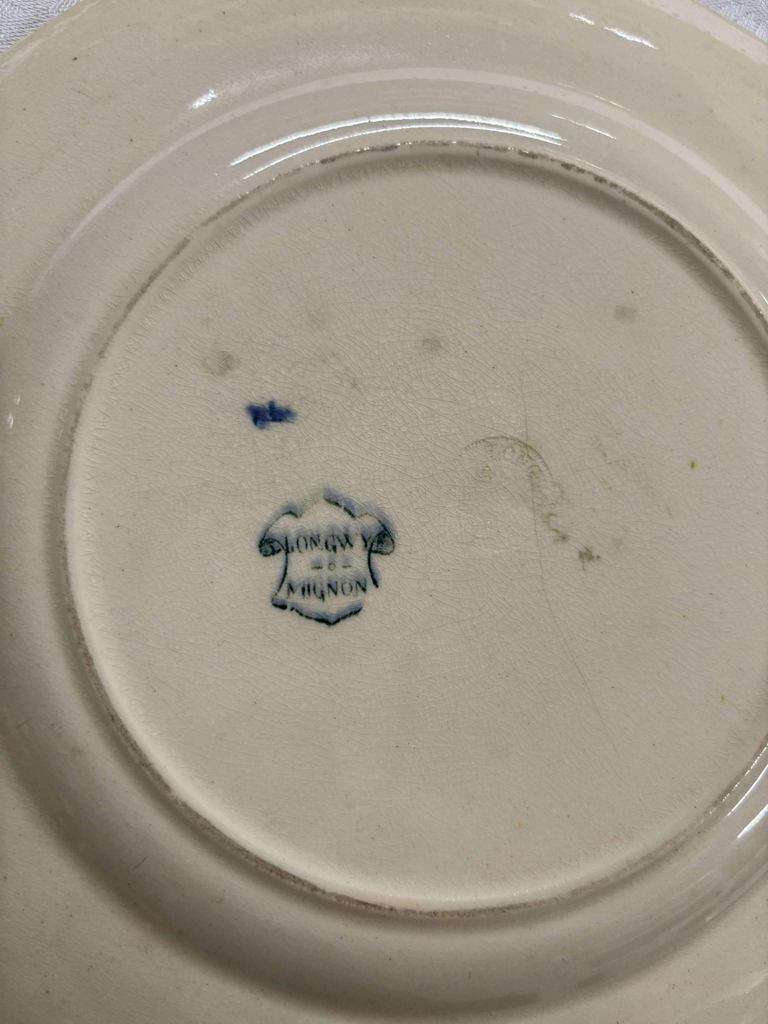 Tallerken Longwy Mignon FRFAPO9 - Billede 2