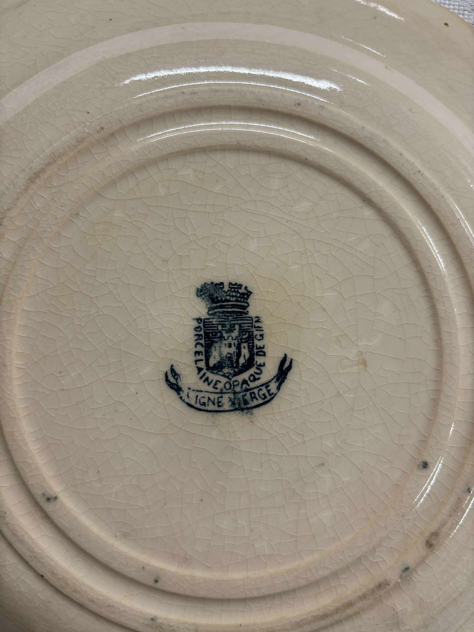 Tallerken Vigne Vierge De Gien FRFPO10 - Billede 2