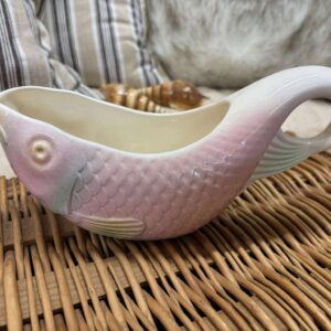 Fiskesovse kande Salins Les Bains hvid rosa grøn