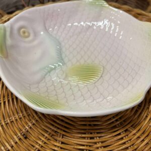 Fisketallerken Sallins Les Bains France hvid/rosa DYB