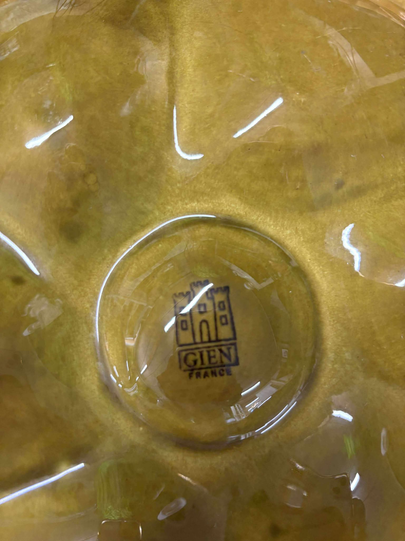 Muslingtallerken Gien France ØT21 - Billede 2