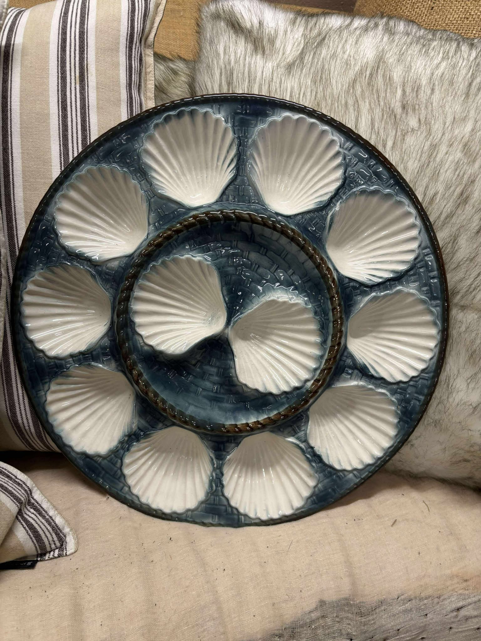 Østersfad dueblå ØSF6