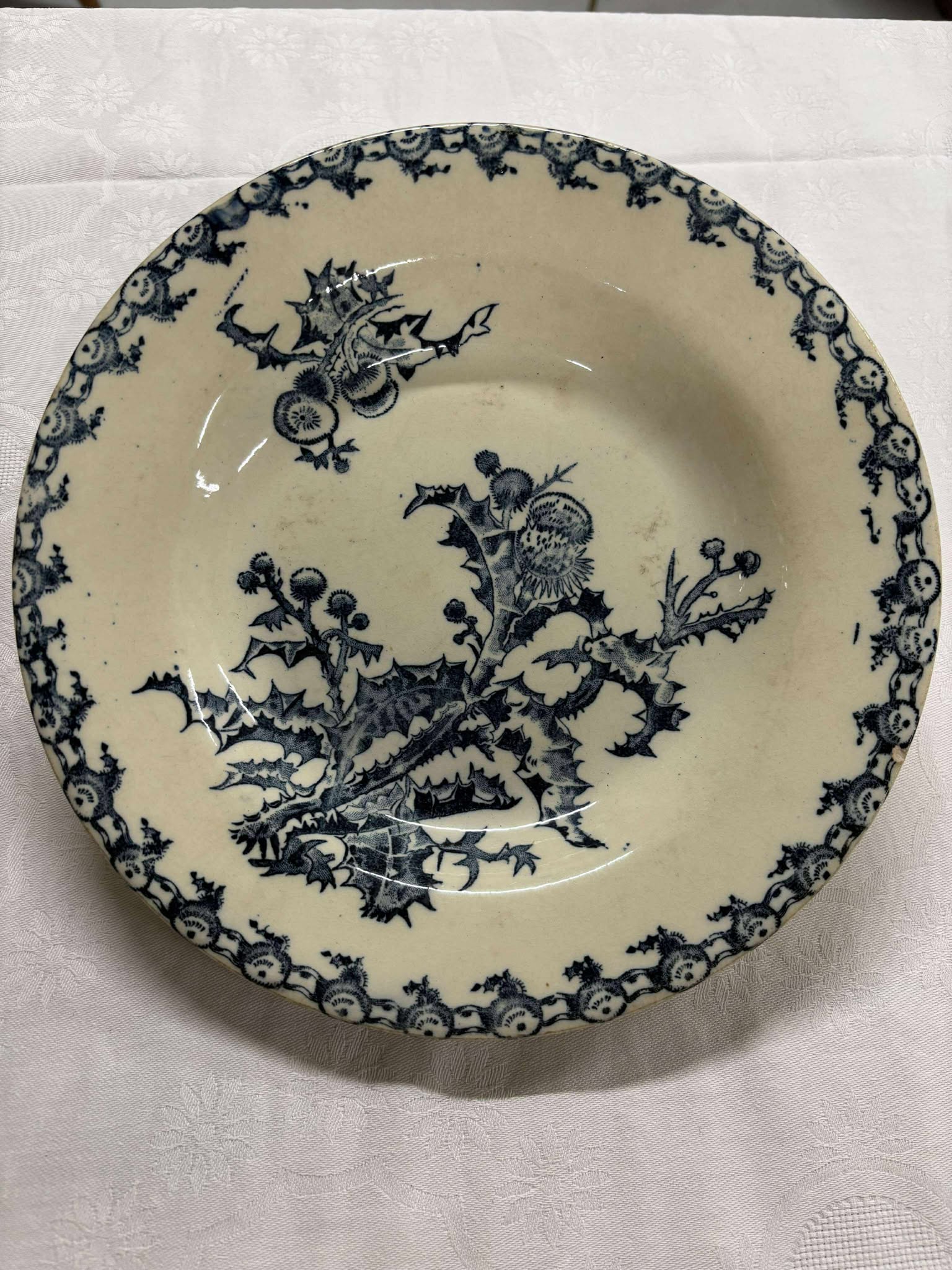 Tallerken Chardons Gien FRFAPO11