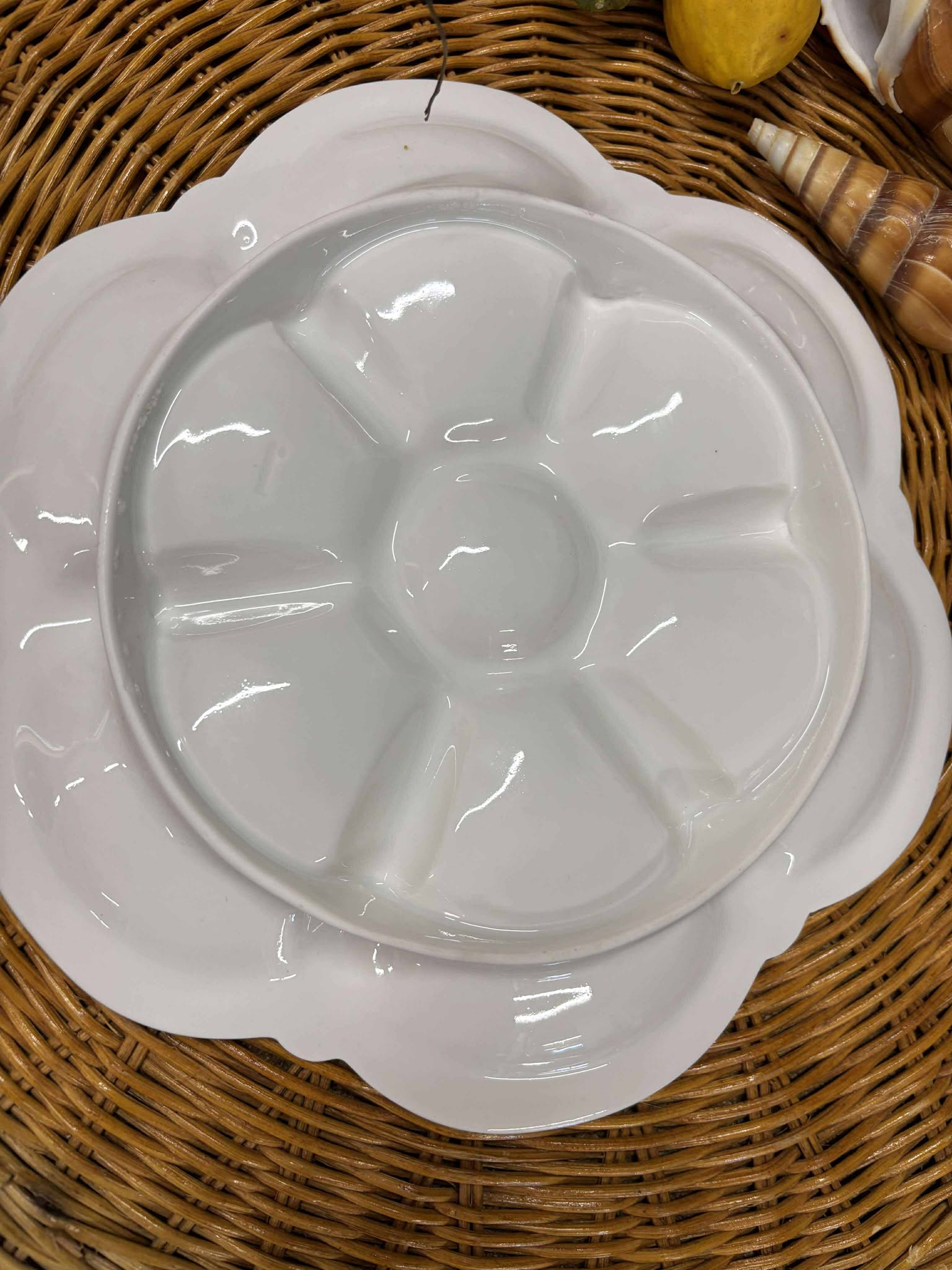 Østers muslinge tallerken ØT16 - Billede 2